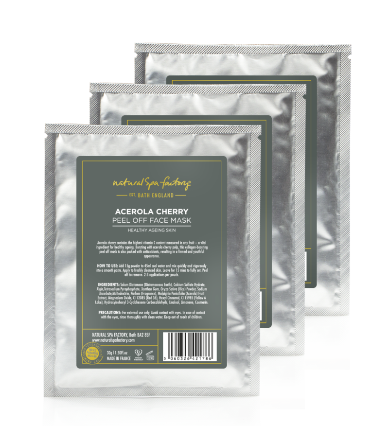 Natural Spa Factory Face Mask - Acerola Cherry For Healthy Ageing