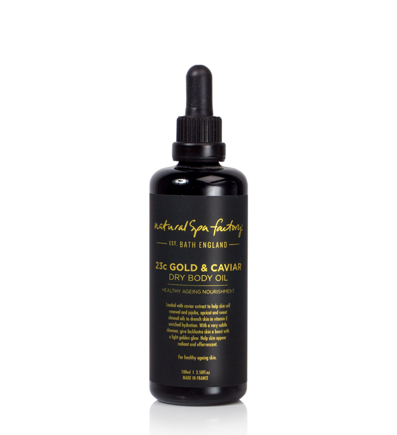 Natural Spa Factory Luxe Gold Shimmer & Caviar Dry Body Oil
