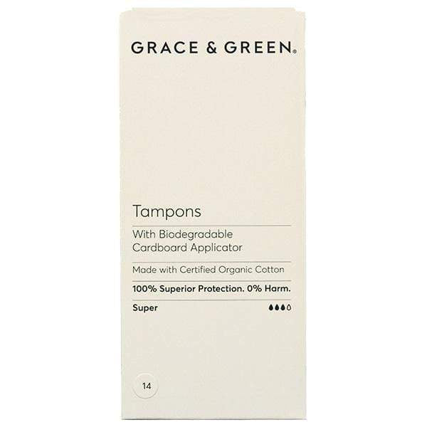 Grace & Green Organic Applicator Tampons (Medium - Heavy Flow) - 16