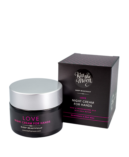 Kiss the Moon Love Night Cream for Hands - To Rejuvenate & Heal Overnight
