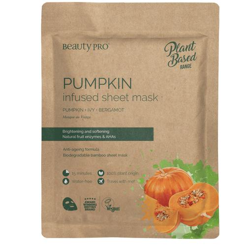 BeautyPro Vegan Pumpkin Infused Sheet Face Mask
